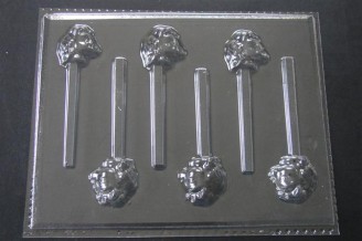 343sp Little Pony Faces Chocolate Candy Lollipop Mold